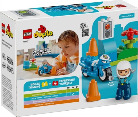 KLOCKI KONSTR LEGO 10471 DUPLO NIEB MOTOR POLICE