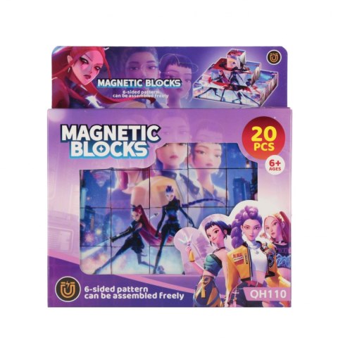 KLOCKI MAGNET K-POP DEMON HUNTERS 20EL WB