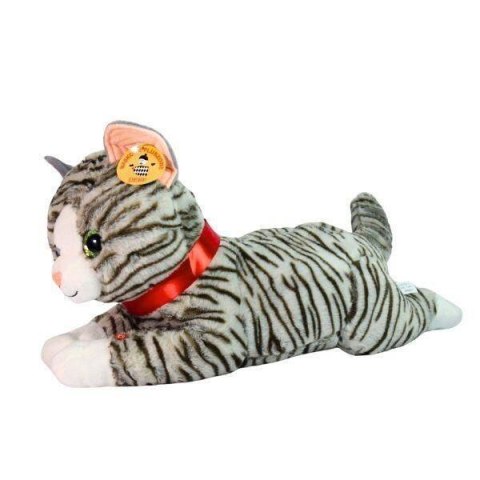 Pluszak 23 cm Kot z głosem siedzący pręgowany DEEF DE.4206