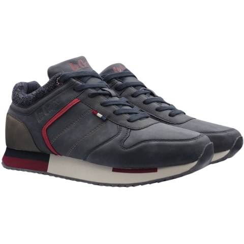 Buty męskie Lee Cooper granatowo-czerwone LCJ-21-29-0642M