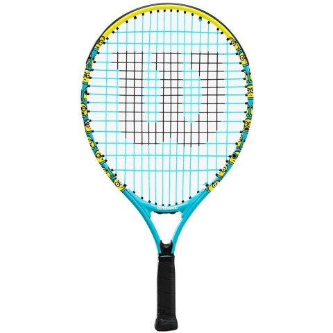 Rakieta do tenisa ziemnego Wilson Minions 2.0 JR 19 3 1/2 niebeisko-żółta WR097010H Rakieta do tenisa ziemnego Wilson Minions 2.0 JR 19 3 1/2 niebeisko-żółta WR097010H