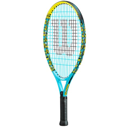 Rakieta do tenisa ziemnego Wilson Minions 2.0 JR 19 3 1/2 niebeisko-żółta WR097010H Rakieta do tenisa ziemnego Wilson Minions 2.0 JR 19 3 1/2 niebeisko-żółta WR097010H