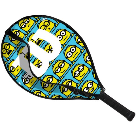 Rakieta do tenisa ziemnego Wilson Minions 2.0 JR 25 3 7/8 niebiesko-żółta WR097310H Rakieta do tenisa ziemnego Wilson Minions 2.0 JR 25 3 7/8 niebiesko-żółta WR097310H