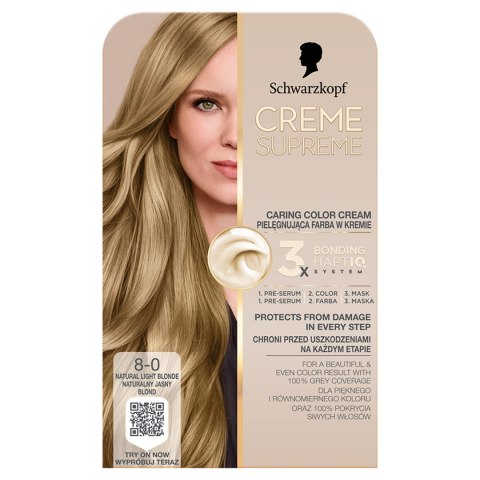 H CREME SUPREME farba 8-0 Natural Blonde&