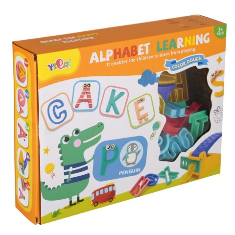 Masa plastyczna z akcesoriami Literki MEGA CREATIVE 570733