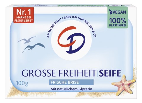 CD Grosse Freiheit Mydło w kostce z gliceryną Morska Bryza 100 g