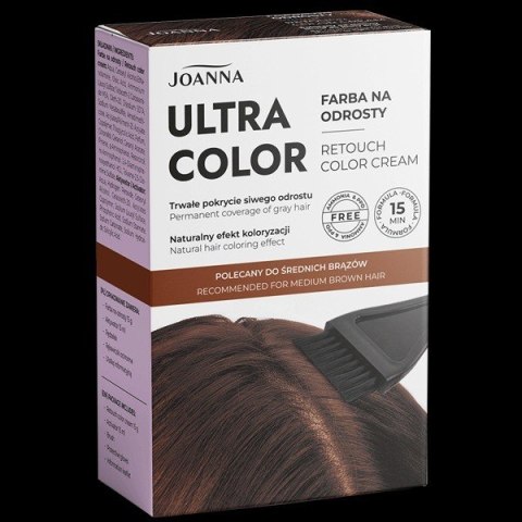 JOANNA Ultra Color Farba na odrosty do średnich brązów 1 op.