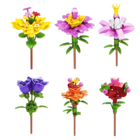 Klocki konstrukcyjne 20-29 elementów Kwiat MEGA CREATIVE 553367