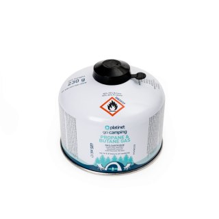 PLATINET BUTANE & PROPANE GAS CARTRIDGE CANISTER KARTUSZ NABÓJ 230g 485ml 2,5h [46165]
