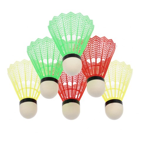 Lotki do badmintona kolorowe 6szt MEGA CREATIVE 532469