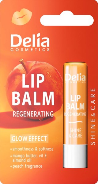 DELIA Lip Balm SPF 30 Pomadka do ust ochronna Brzoskwinia 4.8g