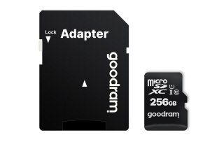 GOODRAM microSDXC 256GB class 10 UHS I + adapter