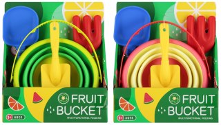 Wiaderko do piasku składane z akcesoriami MEGA CREATIVE 578125