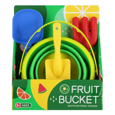 Wiaderko do piasku składane z akcesoriami MEGA CREATIVE 578125