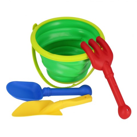 Wiaderko do piasku składane z akcesoriami MEGA CREATIVE 578125