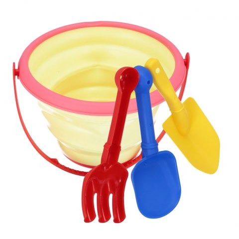Wiaderko do piasku składane z akcesoriami MEGA CREATIVE 578125