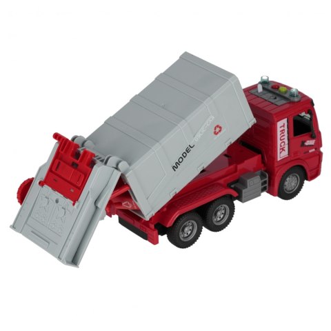 Auto ciężarowe Śmieciarka na baterie światło/dźwięk MEGA CREATIVE 577469