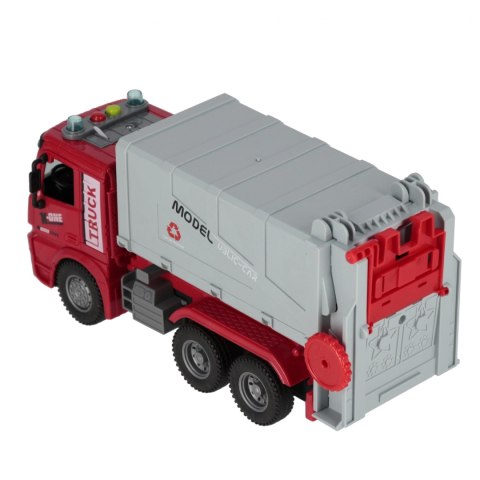 Auto ciężarowe Śmieciarka na baterie światło/dźwięk MEGA CREATIVE 577469