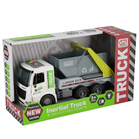 Auto ciężarowe Śmieciarka na baterie światło/dźwięk MEGA CREATIVE 577470
