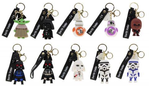 Brelok gumowy 6 cm Star Wars z opaską A 12 TRIFOX B-3511