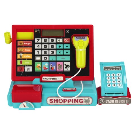 Kasa sklepowa na baterie z akcesoriami MEGA CREATIVE 543465