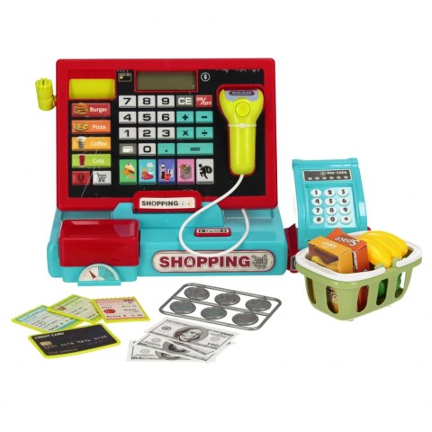 Kasa sklepowa na baterie z akcesoriami MEGA CREATIVE 543465