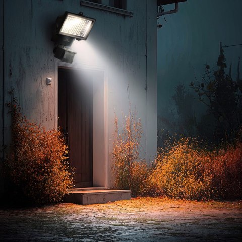 MACLEAN SOLARNY NAŚWIETLACZ LED Z CZUJNIKIEM IP44 MCE442