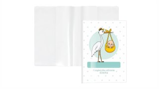 Okładka na książeczkę zdrowia dziecka A5 BIURFOL bocian KZ-00-01