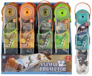 Projektor na baterie z akcesoriami Zwierzęta mix MEGA CREATIVE 577518