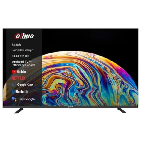 Telewizor Dahua DHI-LTV58-SD400 DLED 58" 4K Ultra HD Dolby Digital DVB-T2 Czarny
