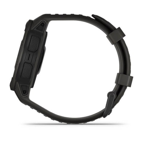 Zegarek sportowy Garmin Instinct 2 Solar Graphite 45mm Grafitowy