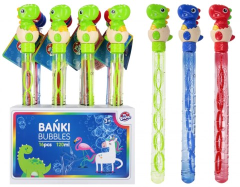 Bańki mydlane 120 ml miecze Dino z dźwiękiem MY BUBBLE 577768