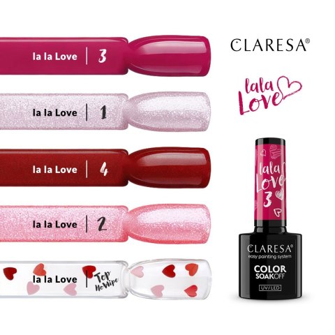CLARESA Lakier hybrydowy La La Love 2 5ml