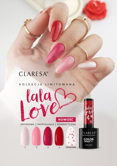CLARESA Top no wipe La La Love Heart 5ml
