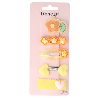 DONEGAL Zestaw spinek do włosów Cute - mix kolorów i wzorów (FA-5773)
