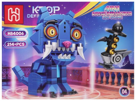 Klocki konstrukcyjne 214 elementów K-Pop Demon Hunters TRIFOX B-4003