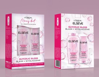 LOR ELSEVE Zestaw Glycolic Gloss Szamp+Odżywka