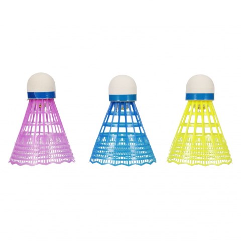 Lotki do badmintona kolorowe świecące 3szt MEGA CREATIVE 576835