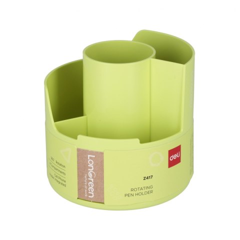 Piórnik na biurko obrotowy zielony Longreen Deli ARGO EZ417-GR