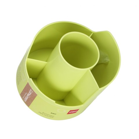 Piórnik na biurko obrotowy zielony Longreen Deli ARGO EZ417-GR