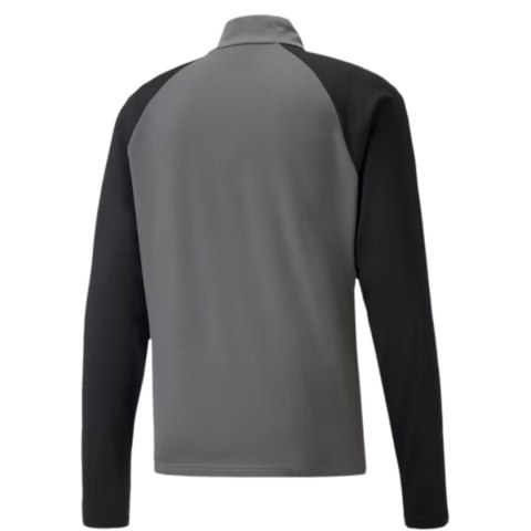 Bluza męska Puma teamLIGA 1/4 Zip Top szaro-czarna 657236 13