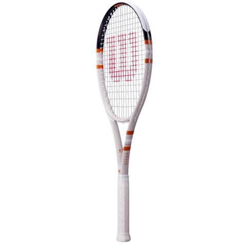 Rakieta do tenisa ziemnego Wilson Roland Garros Triumph TNS RKT1 4 1/8 biało-granatowo-pomarańczowa WR127110U1