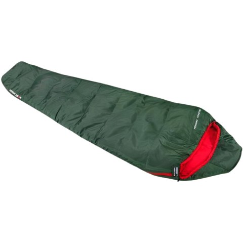 Śpiwór High Peak Black Arrow Eco 220x80x50 cm zielono-czerwony 23230 Śpiwór High Peak Black Arrow Eco 220x80x50 cm zielono-czerwony 23230
