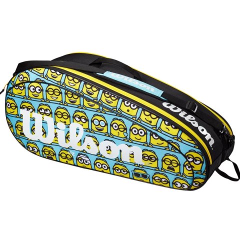 Torba tenisowa Wilson Minions 2.0 Team 6PK niebiesko-żółto-czarna WR8020201001 Torba tenisowa Wilson Minions 2.0 Team 6PK niebiesko-żółto-czarna WR8020201001