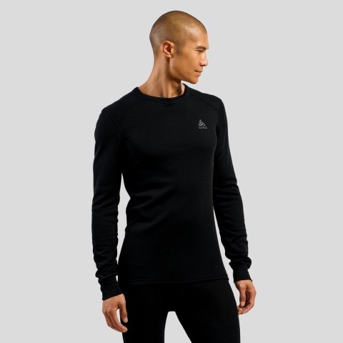 Koszulka męska Odlo BL TOP crew neck l/s ACTIVE WARM ECO roz. L Czarna