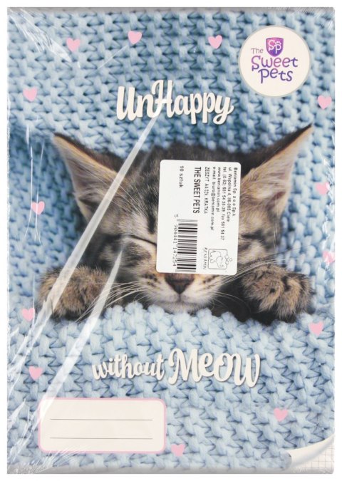 Zeszyt A4/32 kartki kratka The Sweet Pets A 10 BENIAMIN 147247 BEN