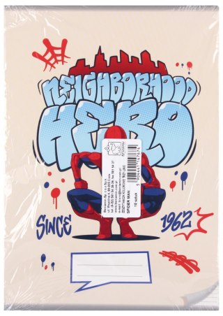 Zeszyt A4/32 kartki linia kolorowa Spiderman A 10 BENIAMIN 147667 BEN
