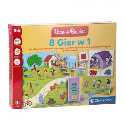 8 Gier w 1 3-5l CLEMENTONI 50414 CLM