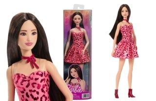 Barbie Fashionistas Lalka Różowy strój w panterkę JJN59 6