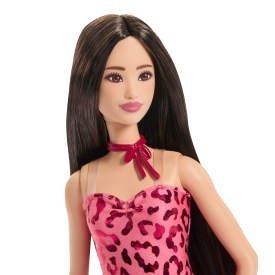 Barbie Fashionistas Lalka Różowy strój w panterkę JJN59 6